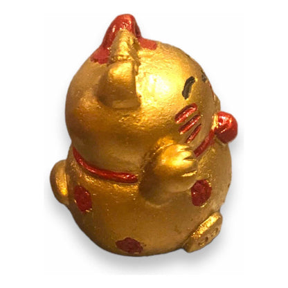 Gatito Dorado Chino 4cm Dorado by HEREJE