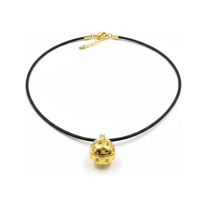 Llamador De Angeles Sencillo En Metal Dorado Dorado by HEREJE