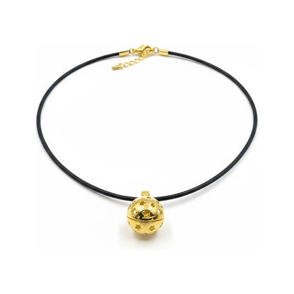 Llamador De Angeles Sencillo En Metal Dorado Dorado by HEREJE