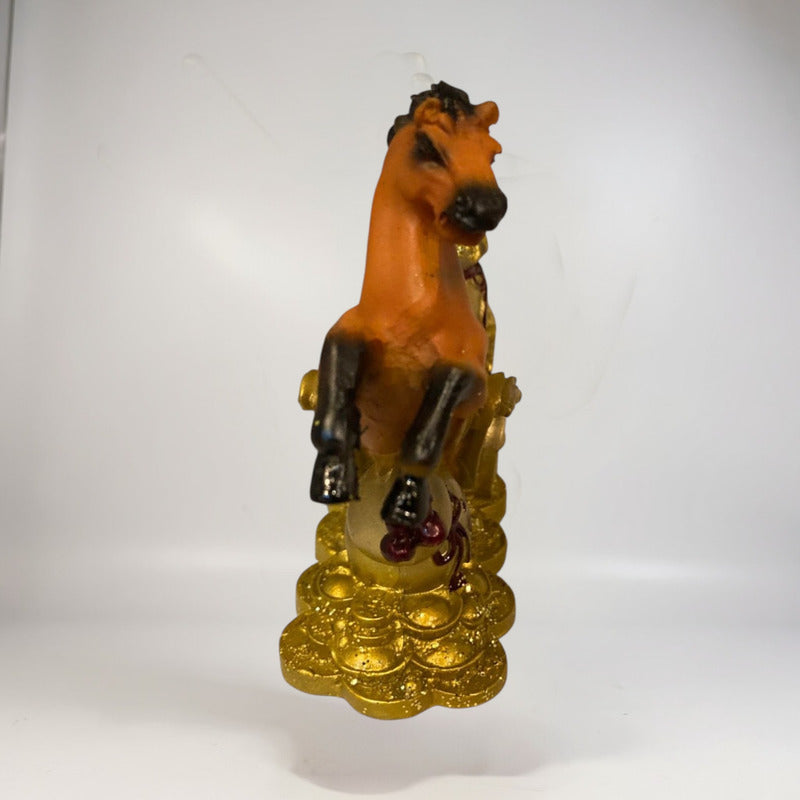 Caballo Año Chino 11x10x4cm Escultura De Resina by HEREJE