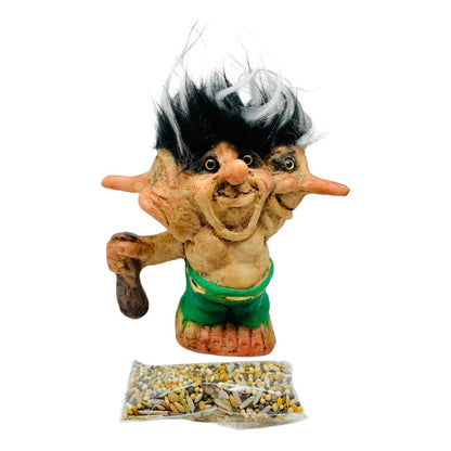 Troll Éxito 3 Cabezas + Semillas + Hoja Activación 10 Cm by HEREJE