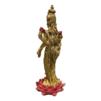 Lakshmi Diosa Fortuna Resina Artesanal Ritualizado. by HEREJE