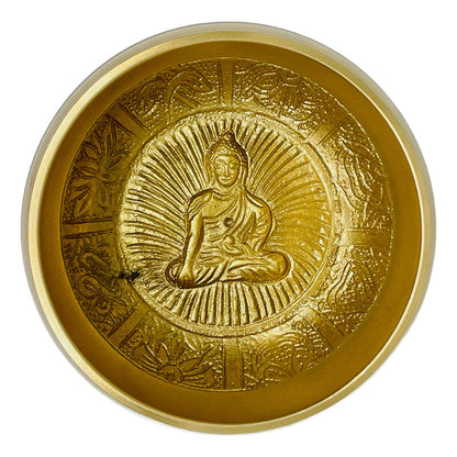 Cuenco Tibetano 7 Metales Sanacion Chakras 130 Mm by HEREJE