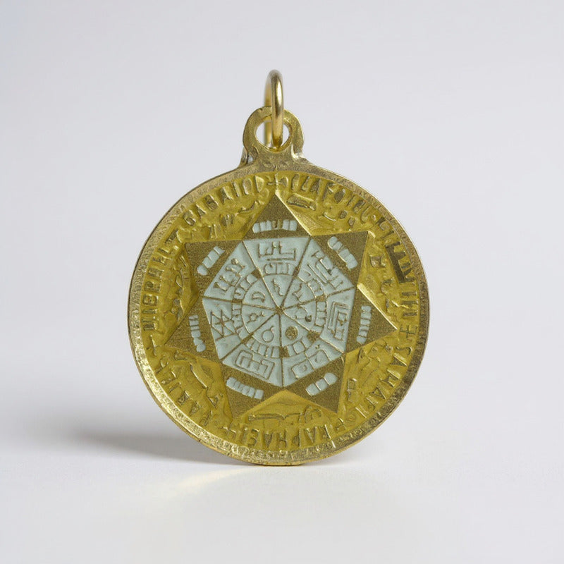 Sello Seite Arcangeles Metatron Dije Metal Encapsulado 25mm by HEREJE