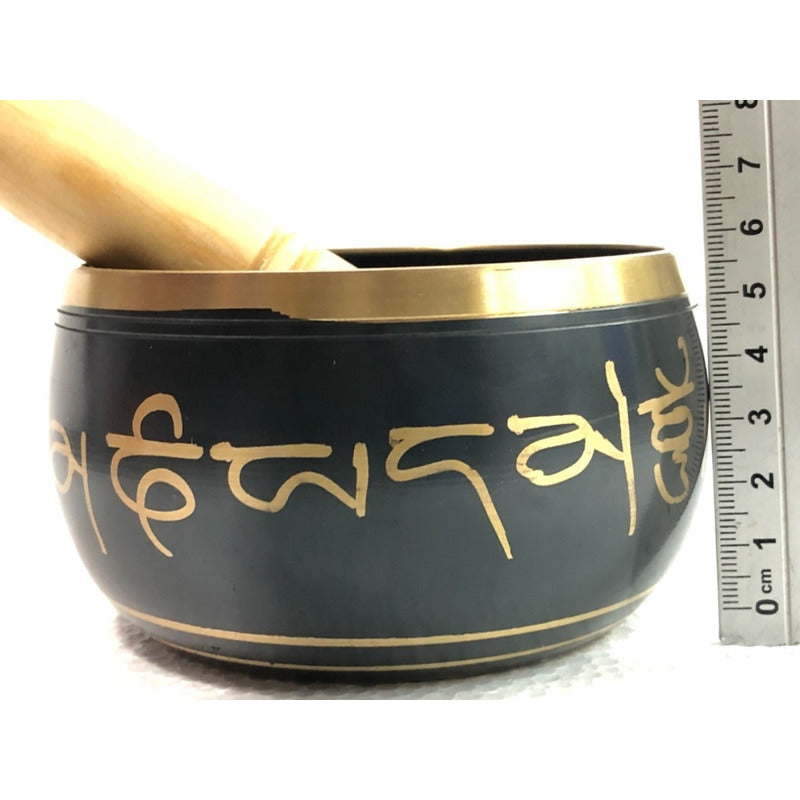 Cuenco Tibetano 105mm Diámetro 7 Metales Importado Meditacio by ARTICULOS ESOTERICOS LETY