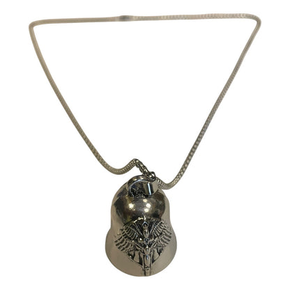 Campana Biker Con Cadena En Niquel by HEREJE