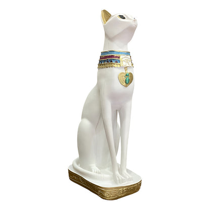 Bastet Egipcio Escultura De Resina 34x17x11 Cm by HEREJE