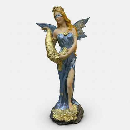 Estatua Abundia Con Alas 28 Cm Resina. by ARTICULOS ESOTERICOS LETY