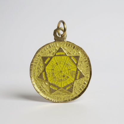 Sello Seite Arcangeles Metatron Dije Metal Encapsulado 25mm by HEREJE