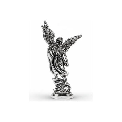 San Miguel Arcángel Figura De Metal De 7.5 Cm Plateado by HEREJE