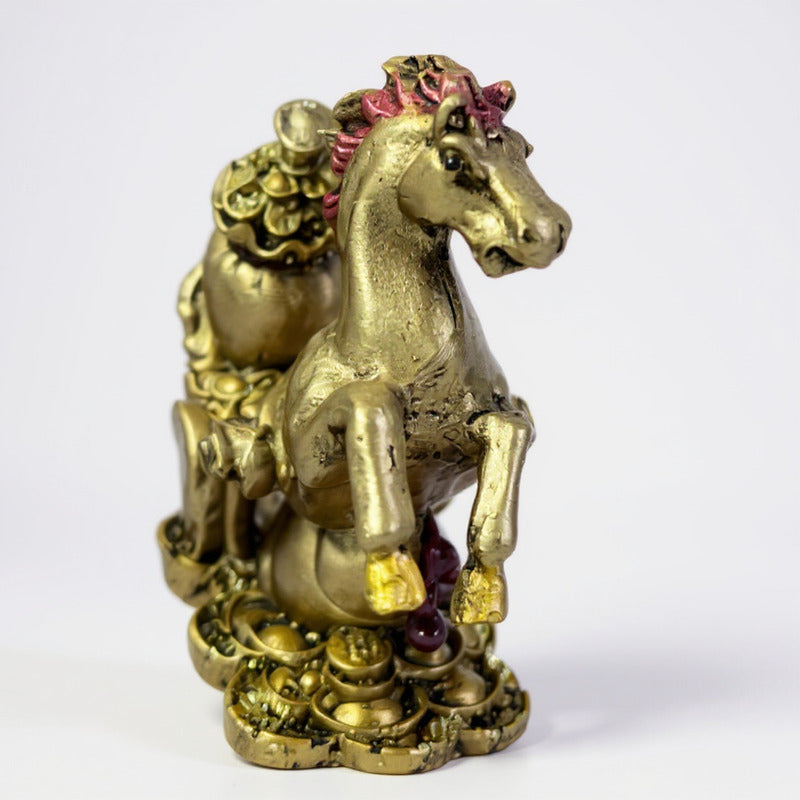 Caballo Año Chino 11x10x4cm Escultura De Resina by HEREJE