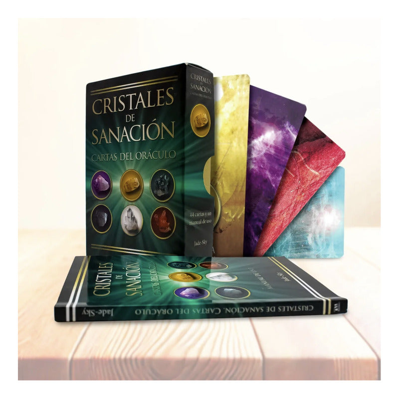 Oráculo Cristales De Sanación 44 Cartas + Guía Esotérica by HEREJE