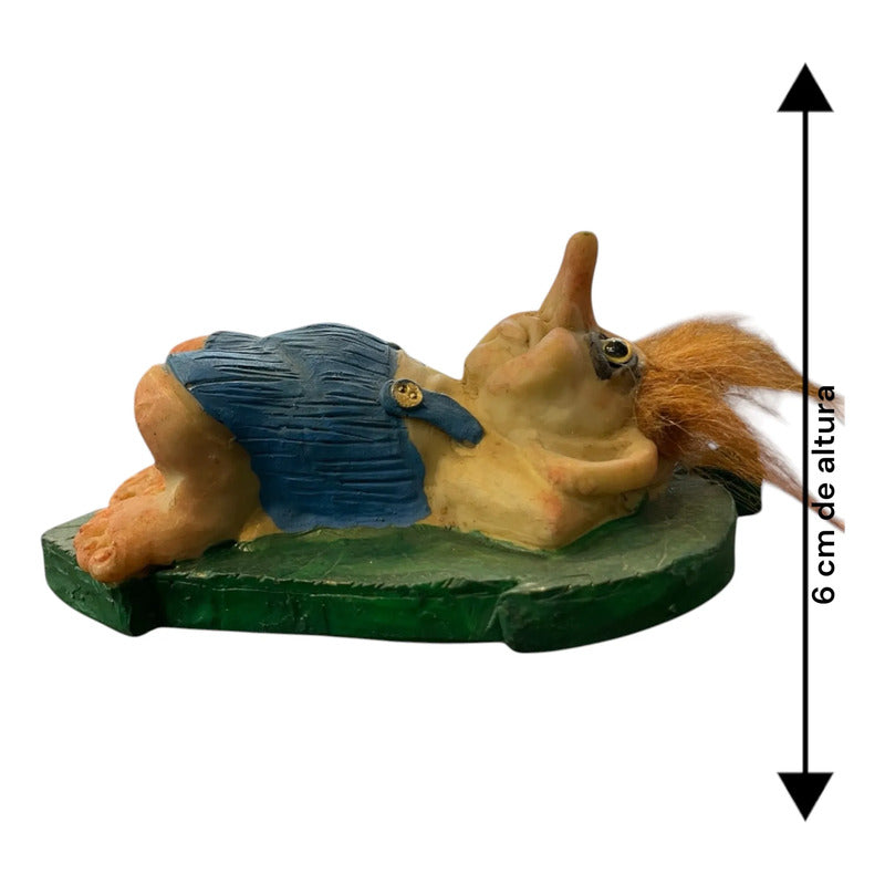 Troll Union Matrimonial Estatua De Resina De 6 Cm De Altura Verde Oscuro by HEREJE