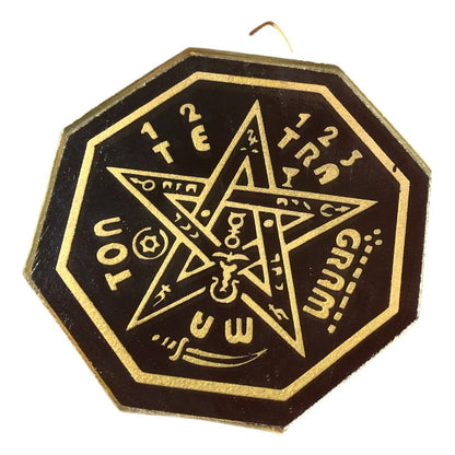 Tetragramaton 7x7 Cm Espejo Grabado by HEREJE