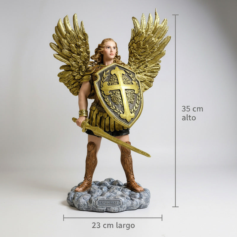 Arcangeles De 35cm Altura Figura De Resina Modelo A Elegir by HEREJE