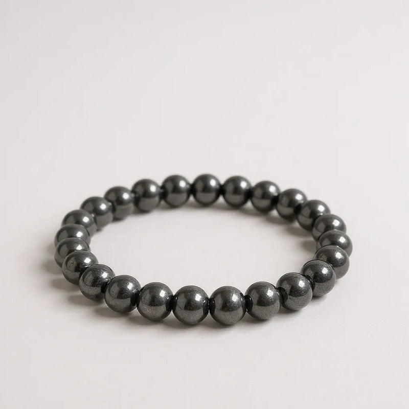 Pulsera Quartz Mediana De Cuarzo Pulido 8mm by HEREJE