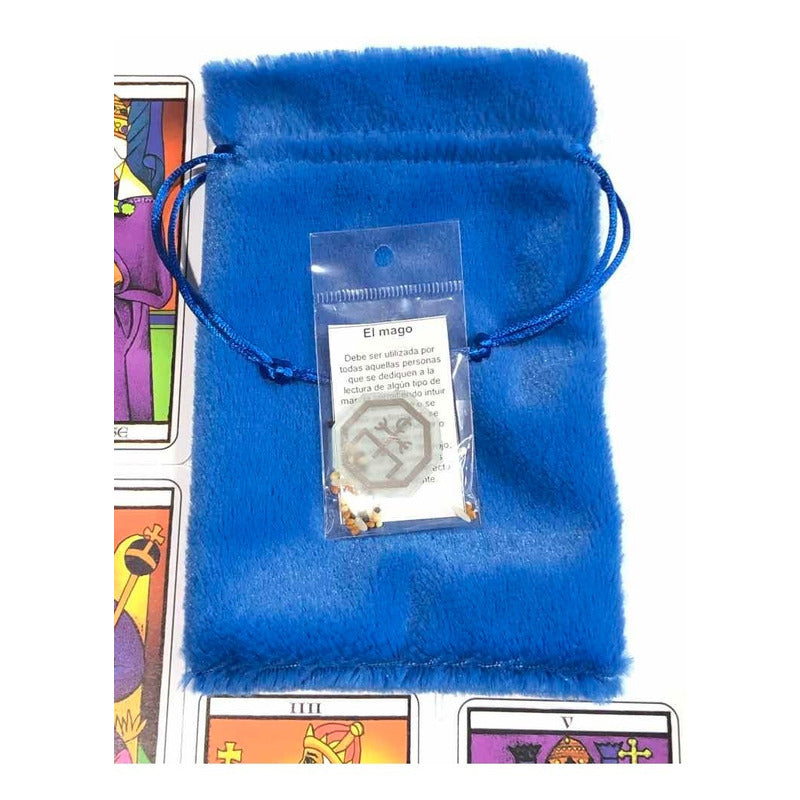 Tarot Marsella + Amuleto + Bolsa + Libro Reverso Cuadriculad by HEREJE