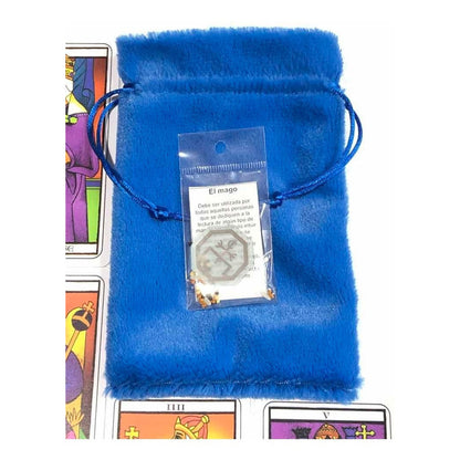 Tarot Marsella + Amuleto + Bolsa + Libro Reverso Cuadriculad by HEREJE