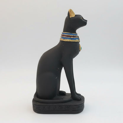 Gato Egipcio Resina Nacional 17.5cm Negro by ARTICULOS ESOTERICOS LETY