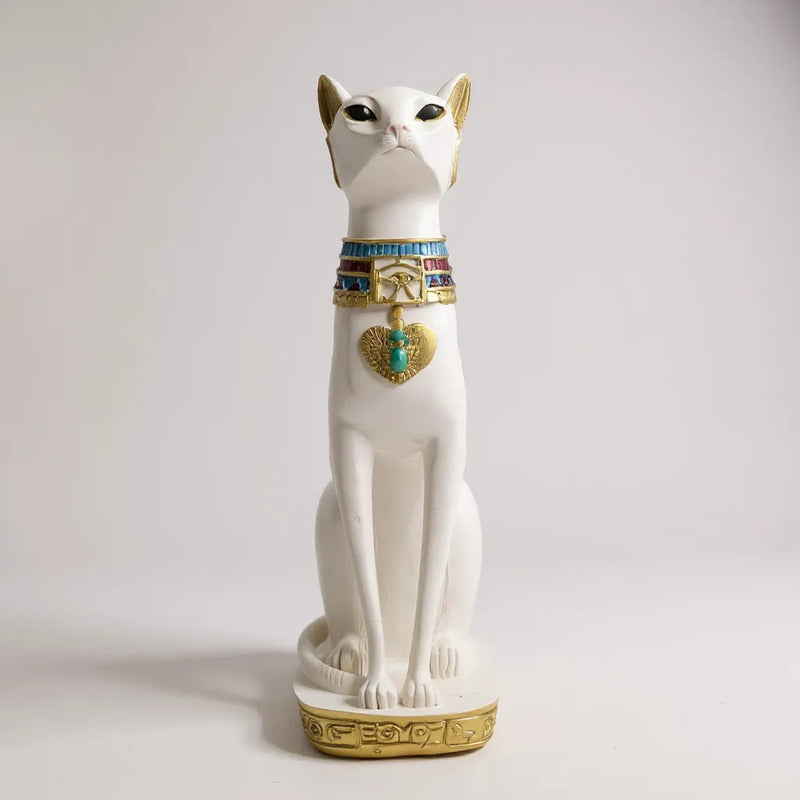 Bastet Egipcio Escultura De Resina 34x17x11 Cm by HEREJE