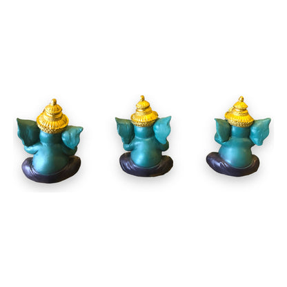 Juego De 3 Ganesh 10cm by HEREJE
