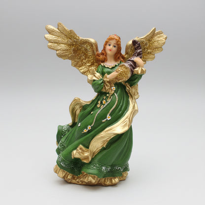 Angel De La Abundancia En Resina Nacional 27 Cm. by HEREJE