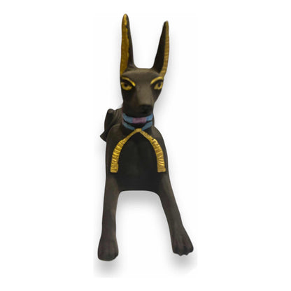 Anubis Echado Figura De Resina 13cm Negro by HEREJE