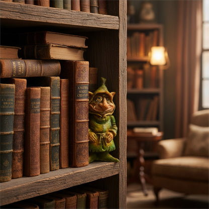 Duende Martillo Figura De Resina Verde by HEREJE