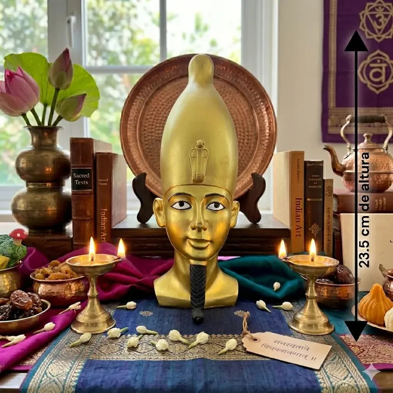 Osiris Estatua De Resina 23.5 Cm De Alto Dorado by HEREJE