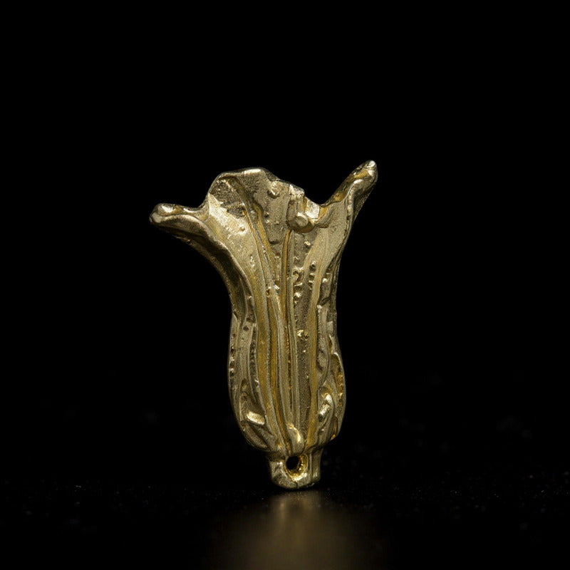 Lechuga Dorada Amuleto De Metal De 4 Cm Para El Feng Shui Dorado by HEREJE