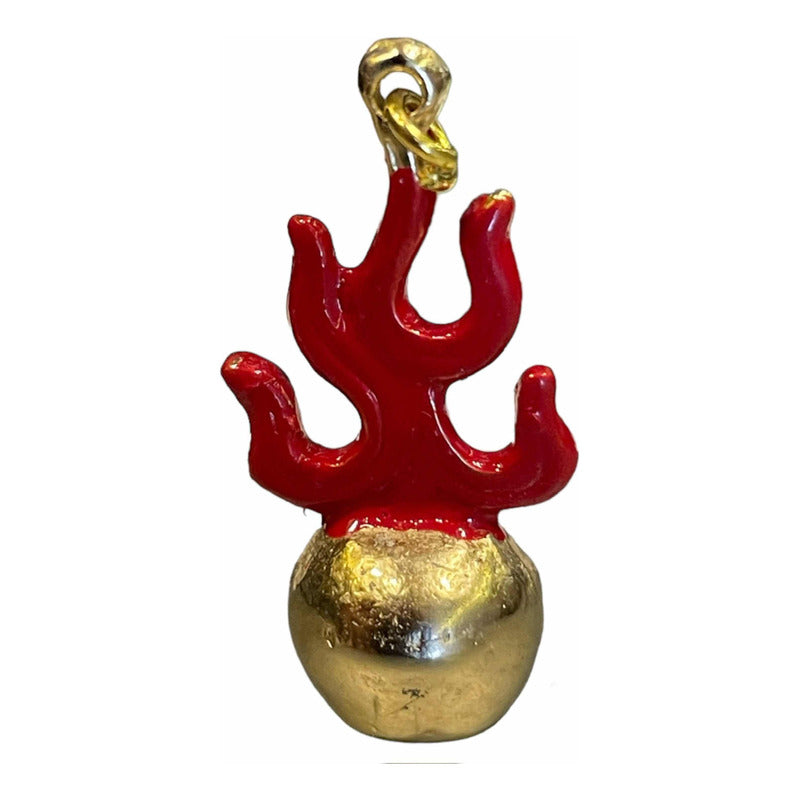 Bola De Fuego Amuleto De Feng Shui Baño De Oro 3 Cm Alto by ARTICULOS ESOTERICOS LETY