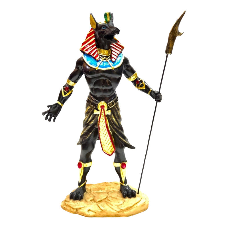 Anubis Figura Resina Naciona 25 Cm (lanza) Negro by ARTICULOS ESOTERICOS LETY