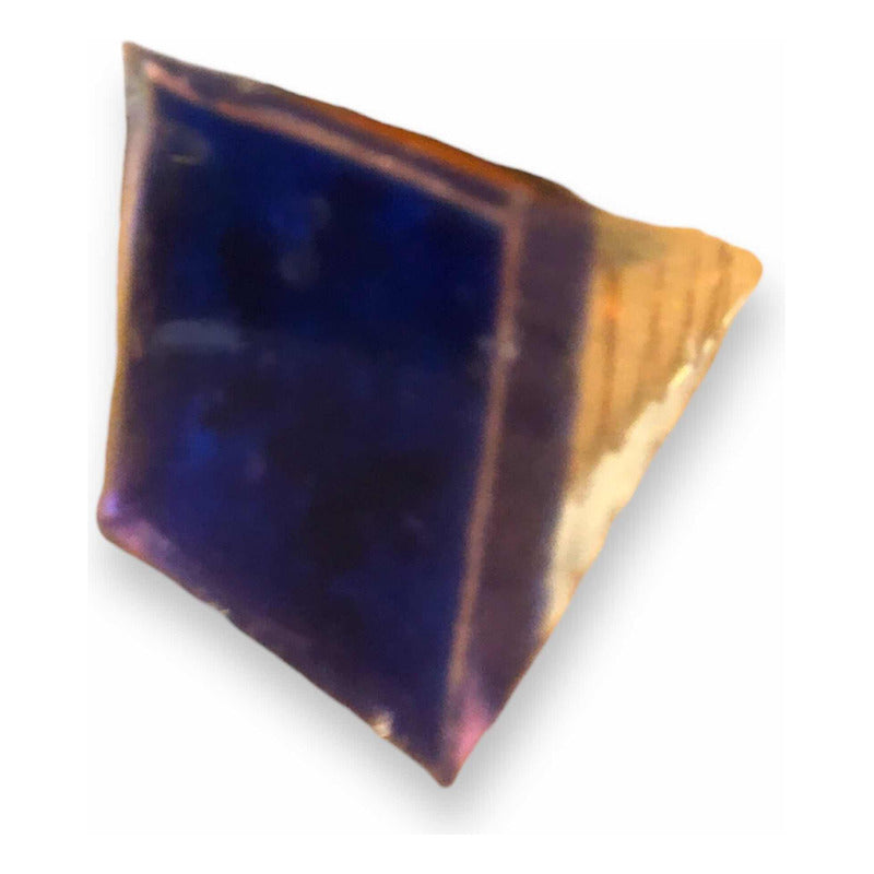 Pirámide De Orgonita 7cm Con Resina Color Azul by HEREJE