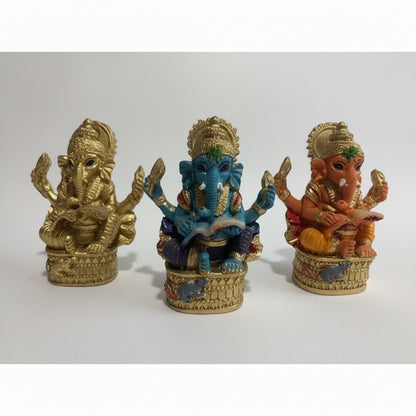 Ganesh Figura Resina Dios De La Prosperidad 7.5 Cm 1 Pieza by ARTICULOS ESOTERICOS LETY