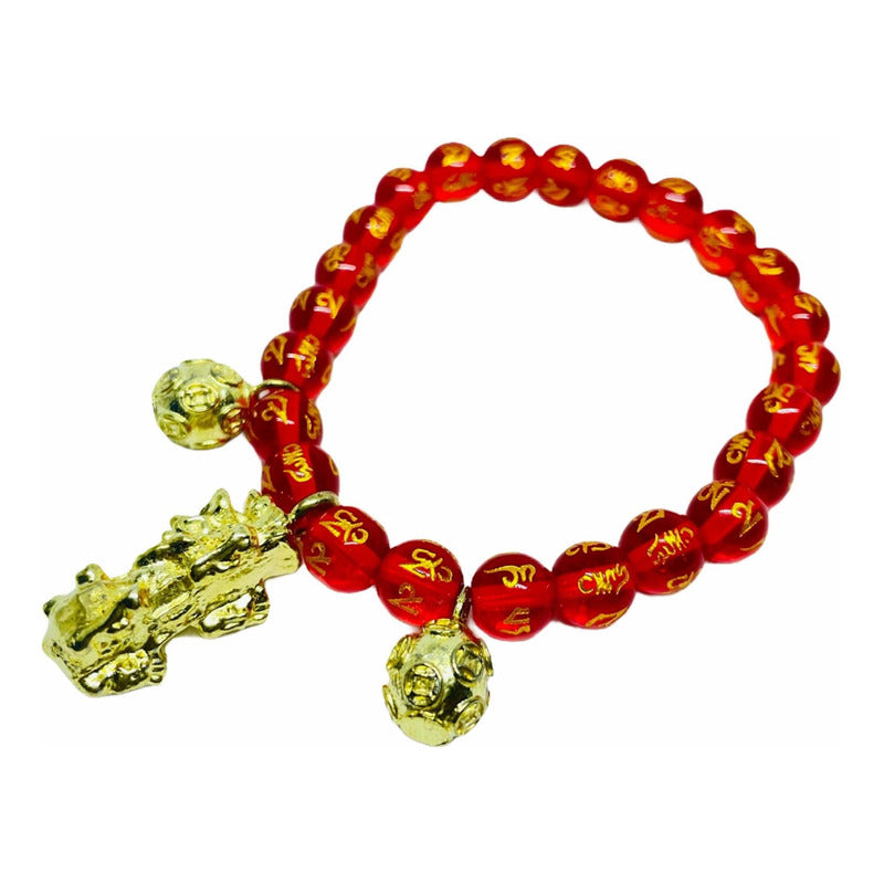 Pulcera Piyao Protección Feng Shui Pixiu Elástica 8-10cm by ARTICULOS ESOTERICOS LETY