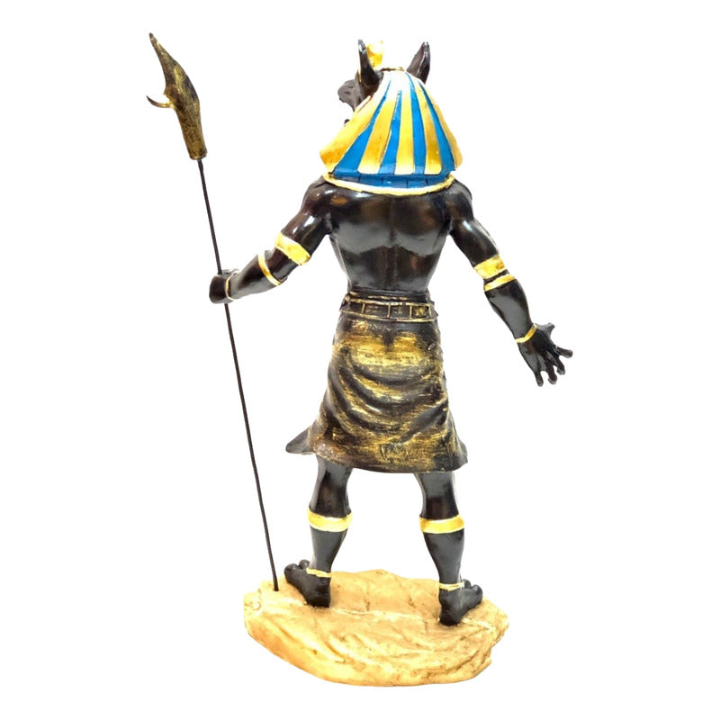 Anubis Figura Resina Naciona 25 Cm (lanza) Negro by ARTICULOS ESOTERICOS LETY