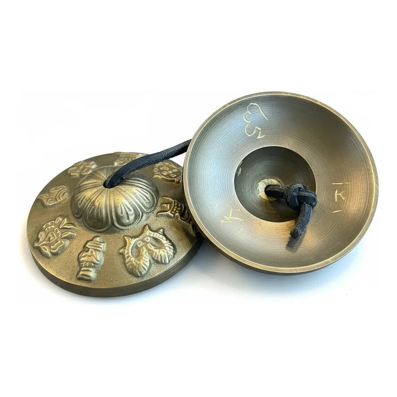 Cymbalo Tibetano Cuenco 7 Metales Indu 7.5 Cm by HEREJE