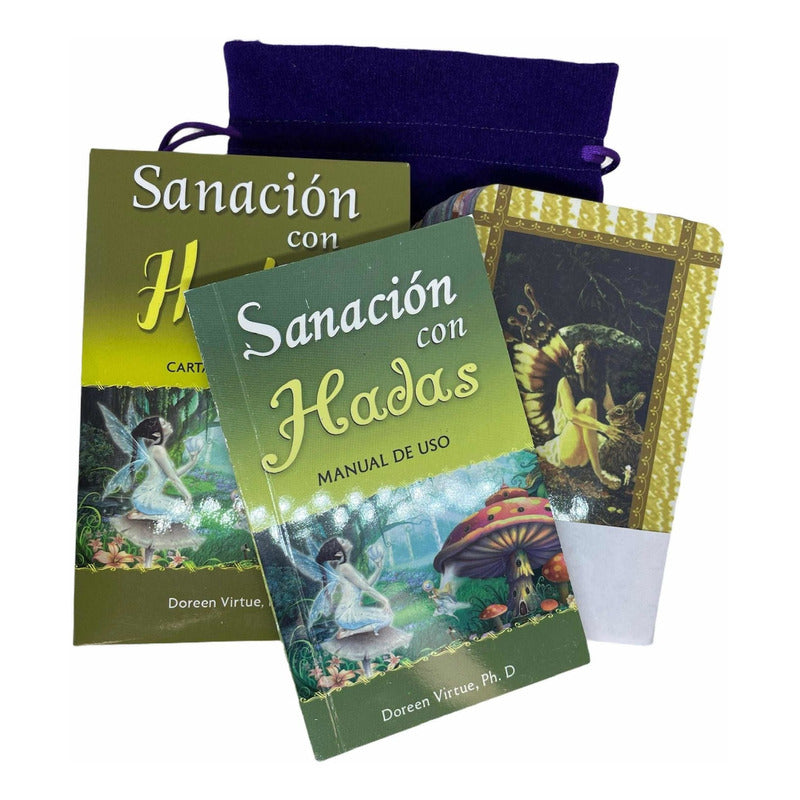 Oraculo Sanacion Con Hadas Original Doreen Virtue + Bolsa by ARTICULOS ESOTERICOS LETY