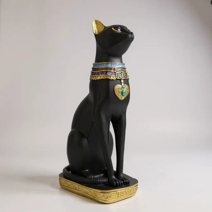 Bastet Egipcio Escultura De Resina 34x17x11 Cm by HEREJE