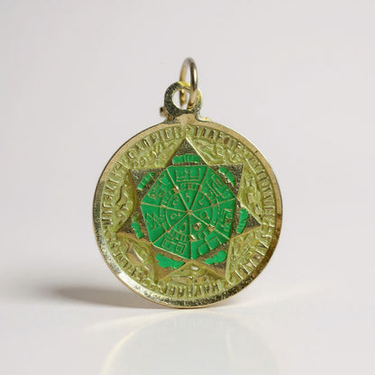Sello Seite Arcangeles Metatron Dije Metal Encapsulado 25mm by HEREJE