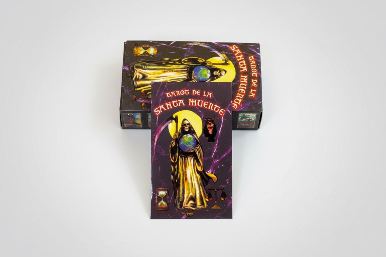 Tarot De La Santa Muerte + Bolsa + Instructivo 12.5cm by HEREJE