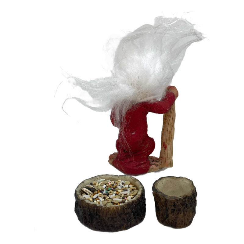 Troll Salud +comedero 11 Cm Figura De Resina Rojo by HEREJE