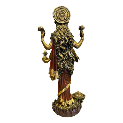 Lakshmi Diosa Fortuna Resina Artesanal Ritualizado. by HEREJE