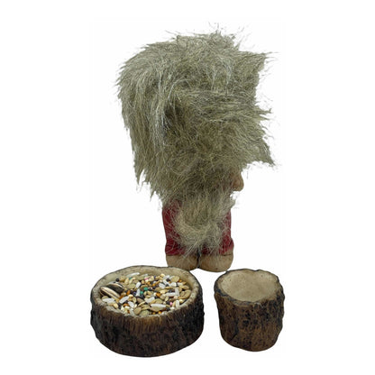 Troll Llama Clientes + Comedero 11cm Figura De Resina Rojo by HEREJE
