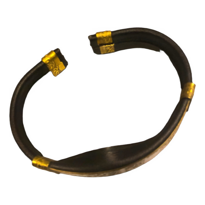 Brazalete Padre Nuestro Hebreo Tipo Piel by HEREJE