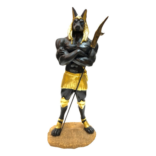 Anubis Figura Resina Naciona 25 Cm (fornido) Negro by HEREJE