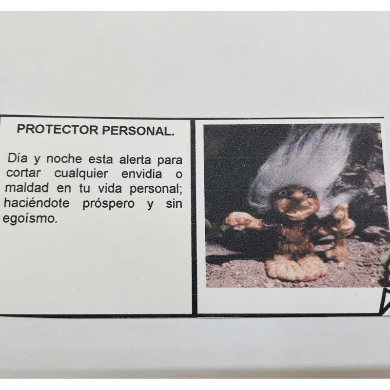 Troll Protección Personal + Comedero 9 Cm Figura De Resina Variad by HEREJE