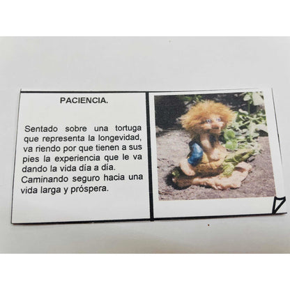 Troll Paciencia + Comedero 10 Cm Figura De Resina Nacional. Variado by HEREJE
