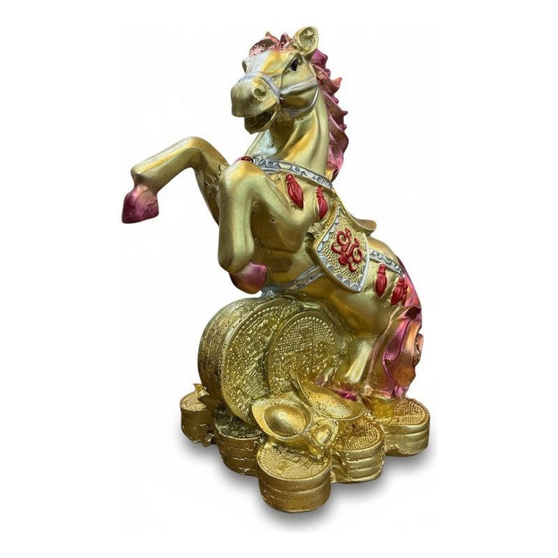 Caballo Año Chino Estatua De Resina 18x13x8.5 Cm by HEREJE