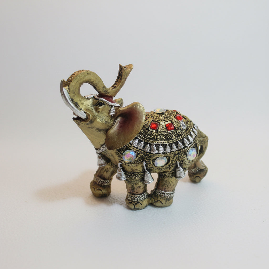 Elefante Dorado Pedreria 15 cmde alto by HEREJE